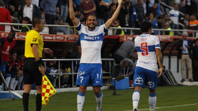 La UC tomó ventaja ante Gremio con un golazo de Sebastián Sáez