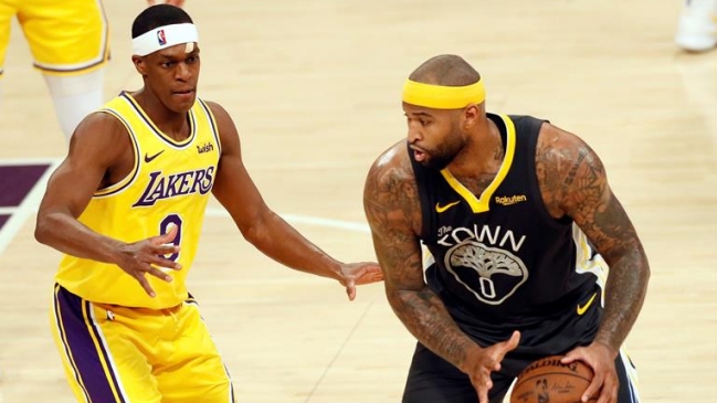 DeMarcus Cousins fue la figura en victoria de Golden State sobre Los Angeles Lakers
