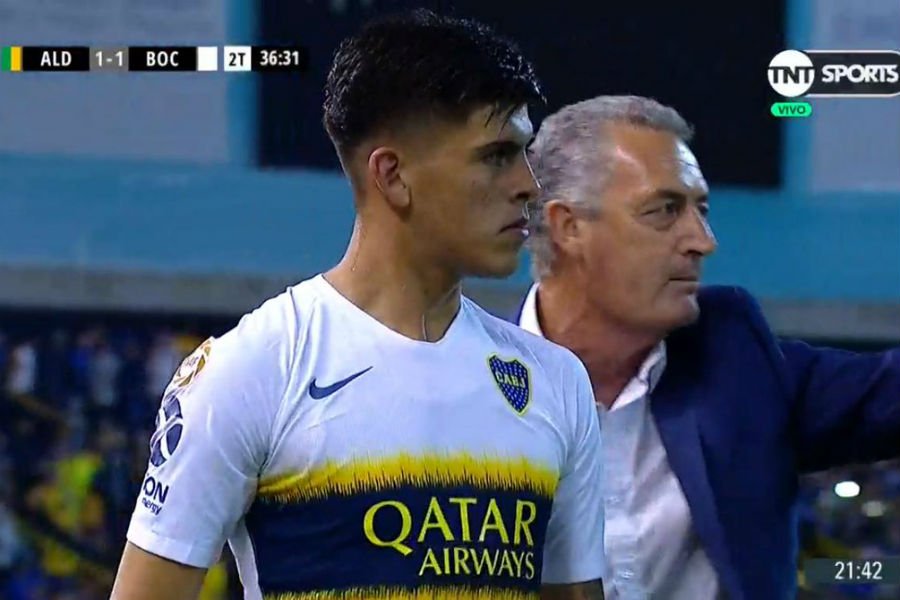 El chileno Brandon Cortés debutó en en el primer equipo de Boca Juniors