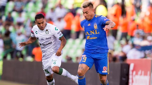 Tigres con Eduardo Vargas superó a Santos y avanzó a la final de la Concachampions