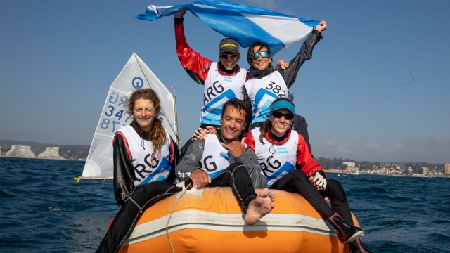 Argentina ganó el Sudamericano por equipos de veleros Optimist