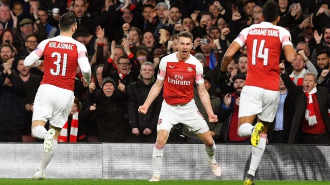 Arsenal dominó a Napoli y lo dejó contra las cuerdas en los cuartos de final de la Europa League