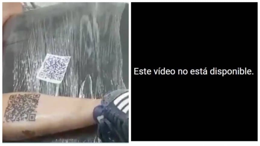 Código QR que se tatuó hincha de River quedó inservible luego que bajaran el video de Youtube