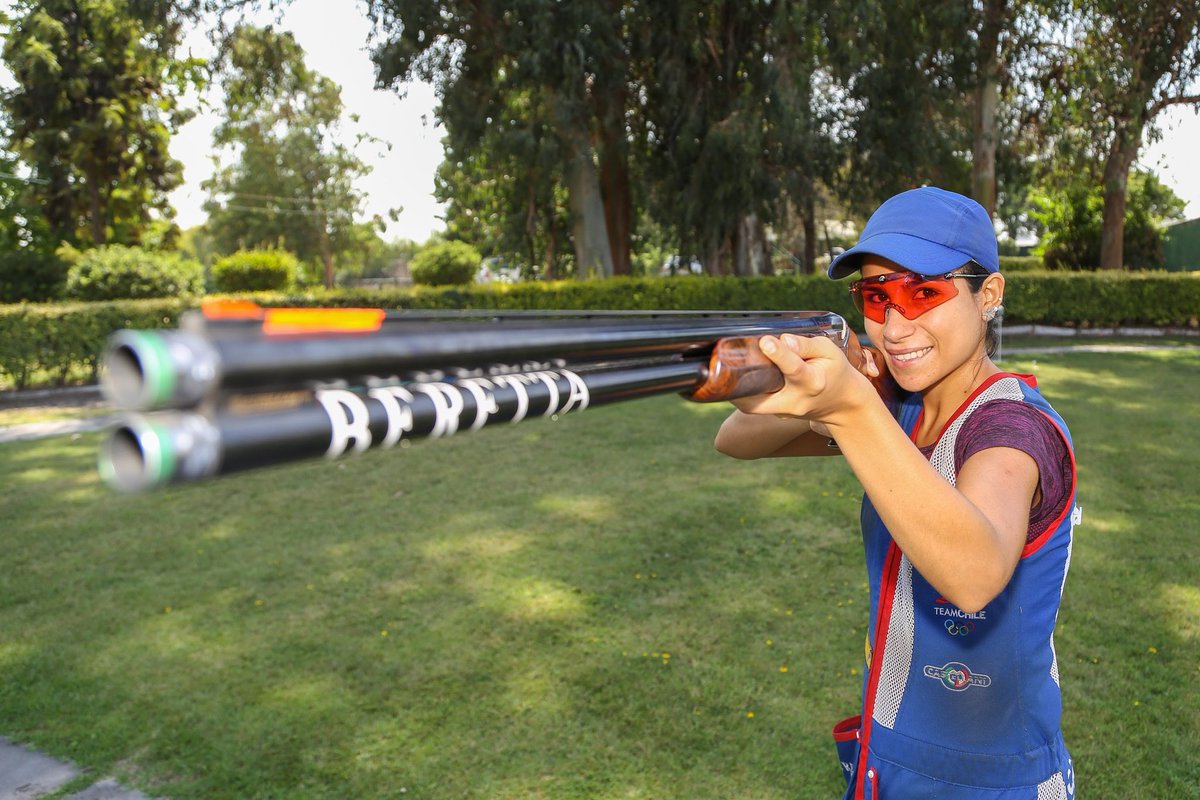 Francisca Crovetto se colgó la medalla de plata en la Copa del Mundo de Tiro Skeet