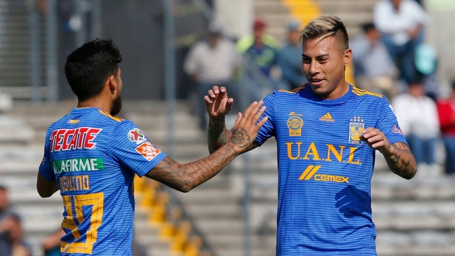 ¡Genio y figura! Eduardo Vargas brilló con un “doblete” en goleada de Tigres sobre Lobos BUAP