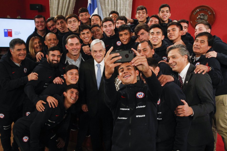 La recepción del Presidente Piñera a la sub 17 que logró el subcampeonato sudamericano