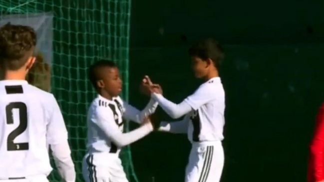 Talento heredado: el hijo de Cristiano anotó 12 goles en dos partidos con los juveniles de Juventus