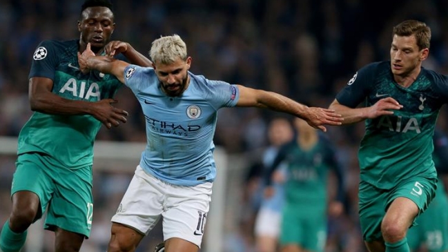 Los siete goles del partidazo que animaron Manchester City y Tottenham por la Champions