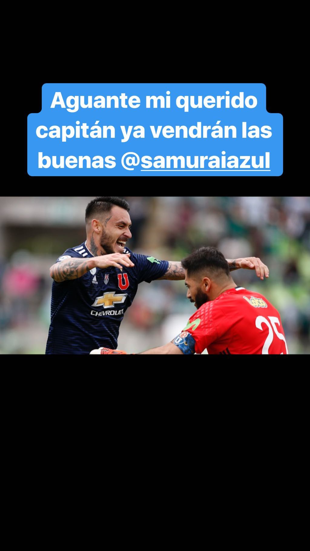 Mauricio Pinilla le mandó un mensaje de ánimo a Johnny Herrera