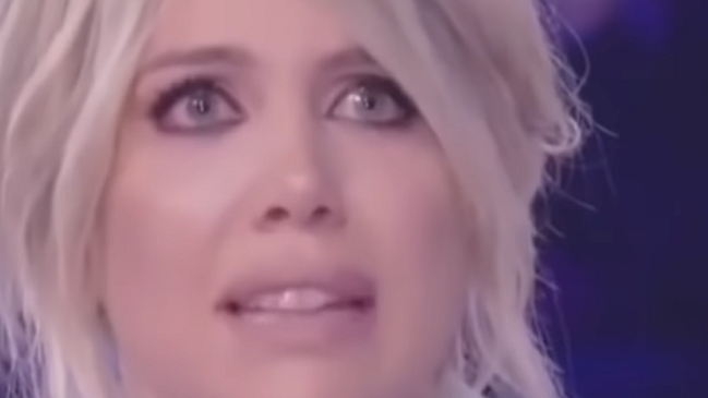 Wanda Nara otra vez lloró en la televisión italiana