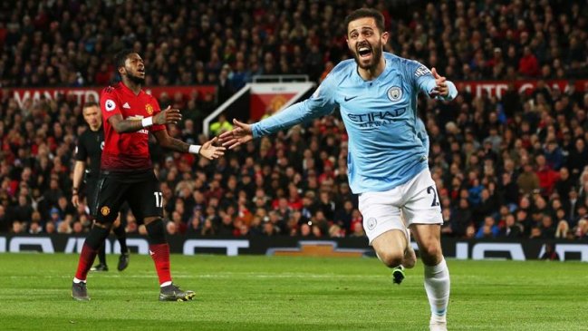 M. City dominó la cima de la Premier con inapelable triunfo sobre M. United en Old Trafford