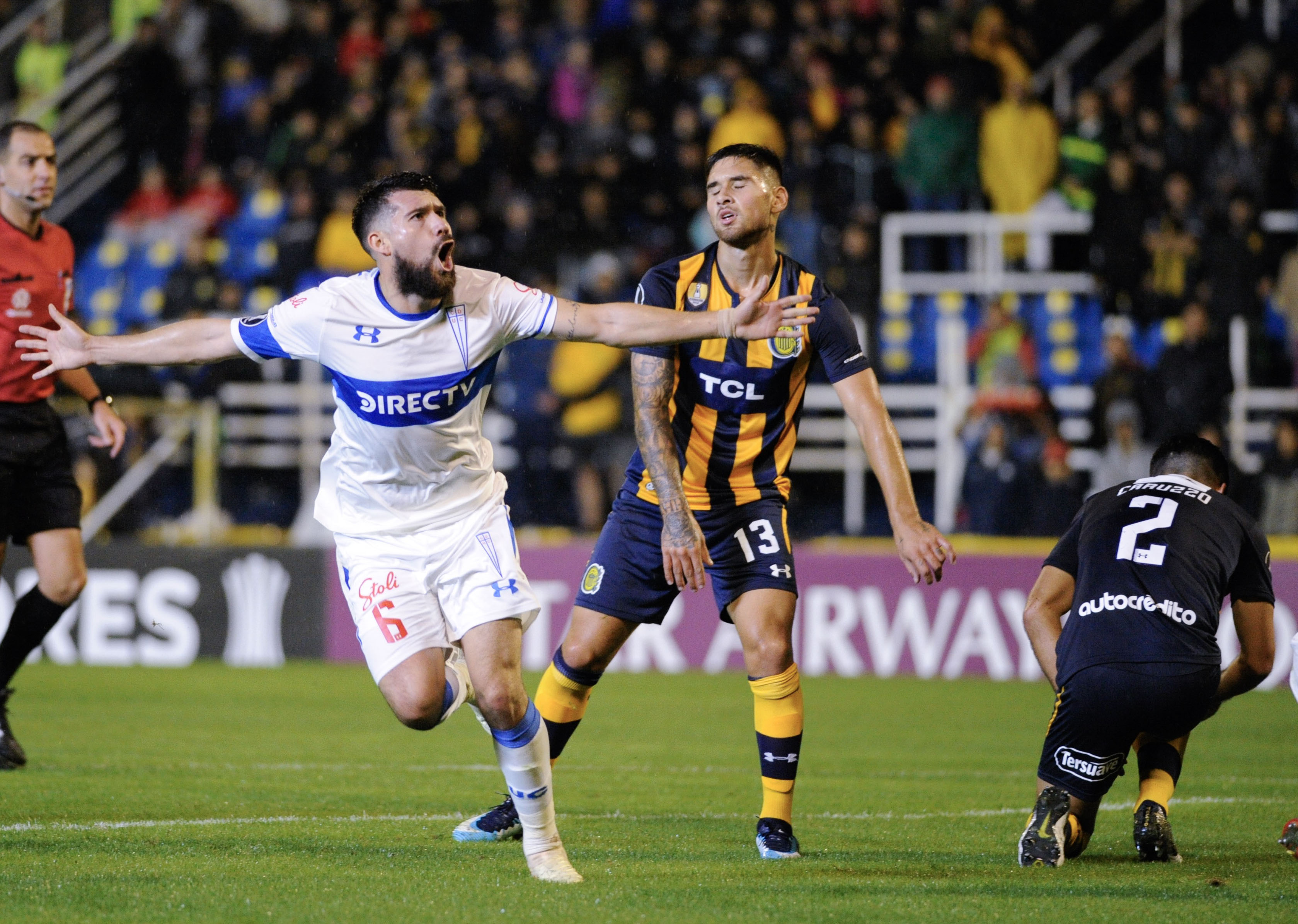 Revive el exigido empate de Universidad Católica ante Rosario Central por Copa Libertadores