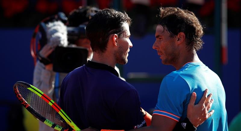 El triunfazo de Thiem sobre Nadal marcó la jornada de semifinales en el “Conde de Godó”