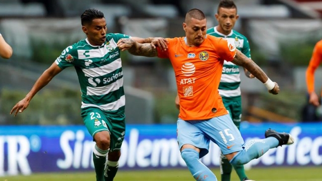 Nicolás Castillo regresó a la titularidad en ajustado triunfo de América sobre Santos Laguna