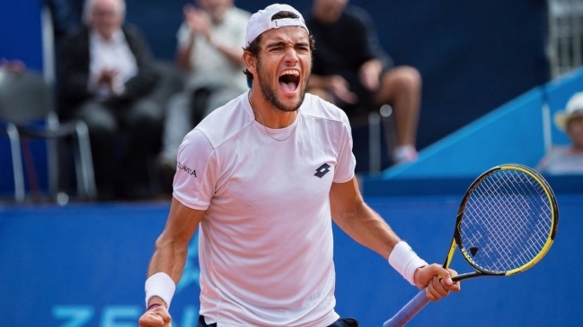 Matteo Berrettini alzó el segundo título ATP de su carrera tras coronarse en Budapest