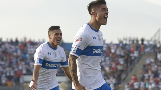 Valber Huerta empalmó con golpe de cabeza para aportar en el triunfo de Universidad Católica