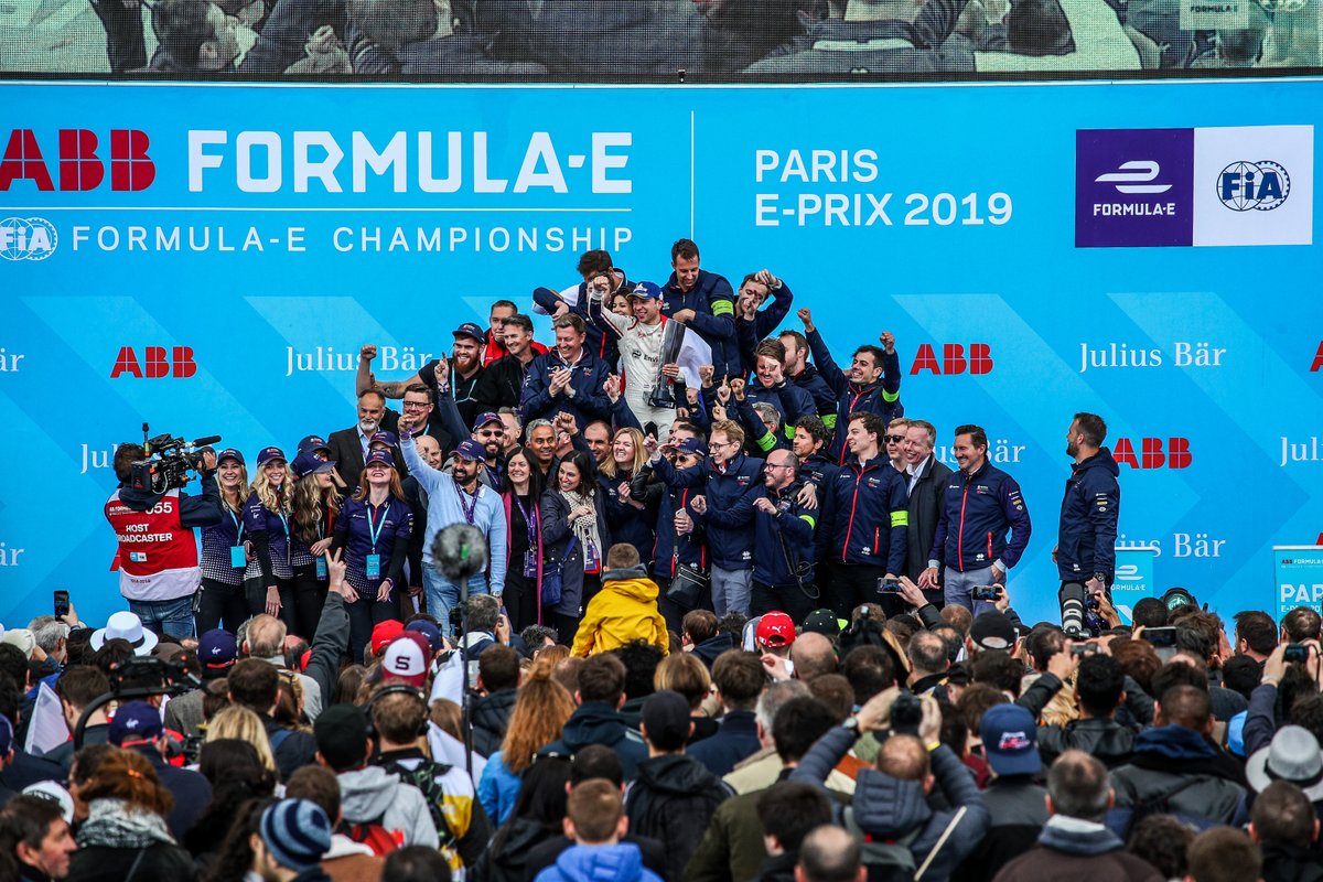 Robin Frijns logró en París su primera victoria en la Fórmula E