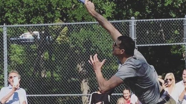 John Isner usó un particular método para dar a conocer el sexo de su próximo hijo