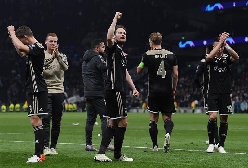 ¡Fútbol total! Ajax golpeó a Tottenham y tomó ventaja hacia la final de la Champions