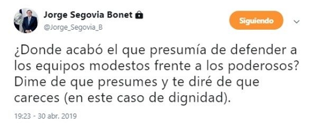 Segovia disparó contra Mayne-Nicholls: ¿Dónde está el que presumía defender a los equipos modestos?