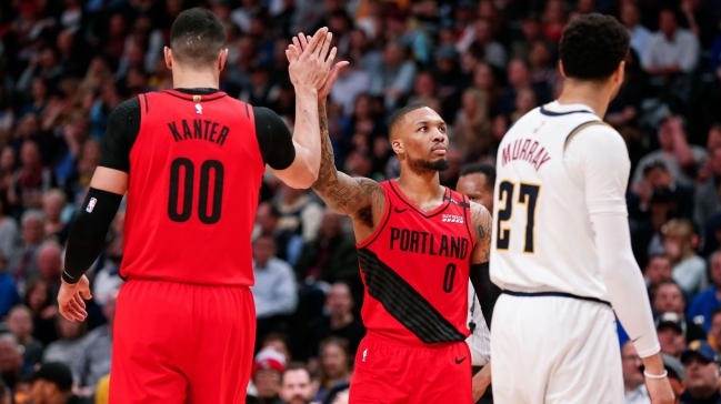 Los Blazers ganaron a Denver e igualaron la serie