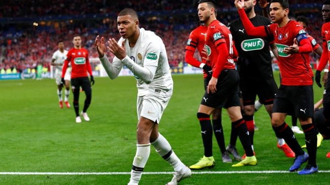 Kylian Mbappé recibe dura sanción por expulsión en la Copa de Francia