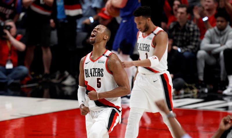 Portland Trail Blazers se resistió a ser eliminado y batió a los Nuggets en la sexta semifinal del Oeste