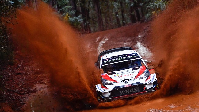 Estonio Ott Tänak cumplió y terminó como líder en la primera jornada del Rally de Chile