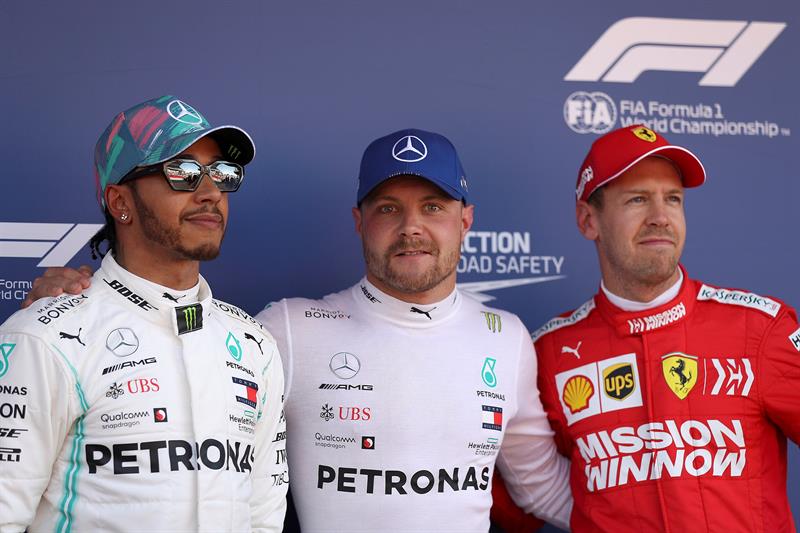 Bottas y Hamilton ratificaron dominio de Mercedes en las prácticas y lideraron la qualy en Montmeló