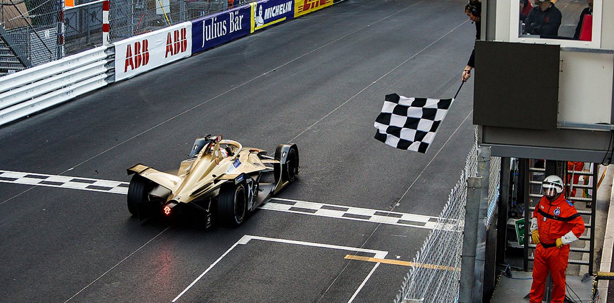Jean Eric Vergne ganó en Mónaco y asumió el liderato en la Fórmula E