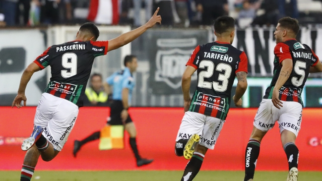 Passerini aprovechó un gran centro de Jiménez y puso en ventaja a Palestino ante Colo Colo