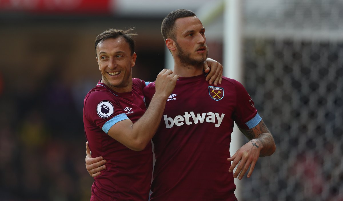 West Ham de Manuel Pellegrini cerró su temporada con una goleada sobre Watford
