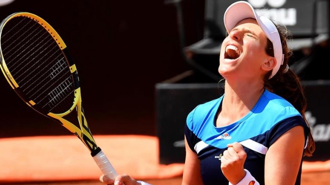 Johanna Konta cortó la racha de Kiki Bertens y accedió a la final en Roma