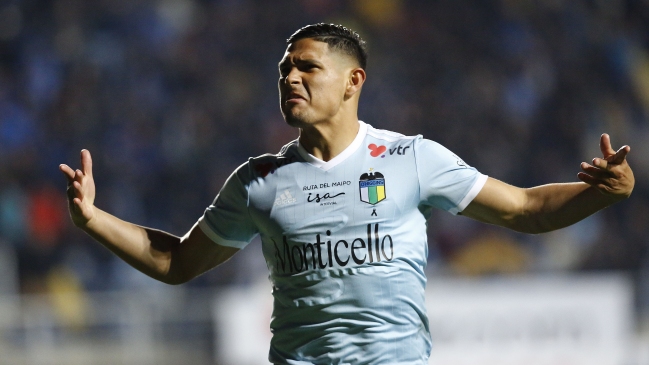 Maximiliano Salas anotó el empate para O’Higgins y alimentó la ilusión ante Everton