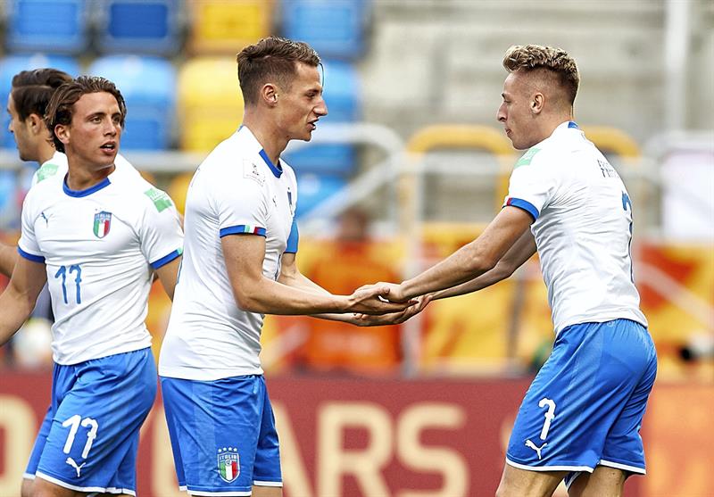 Italia condenó errores de México y se quedó con el triunfo en la primera fecha del Mundial Sub 20