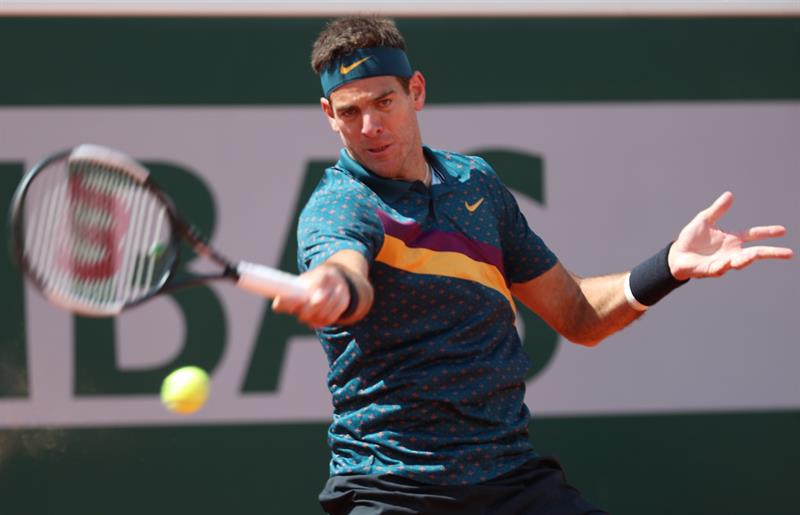 Del Potro impuso su jerarquía para frenar el juego de Jarry en Roland Garros