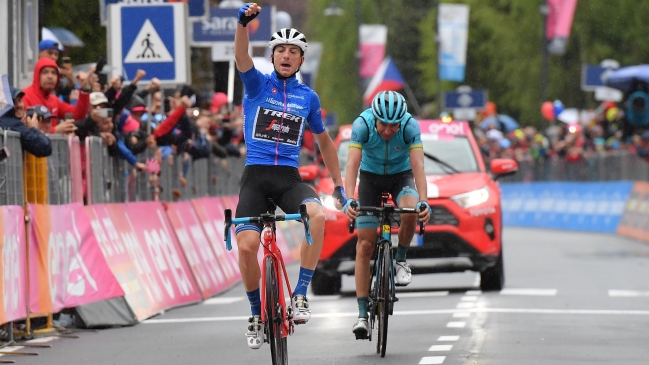 Giulio Ciccone ganó la etapa 16 del Giro y Carapaz reforzó su liderato