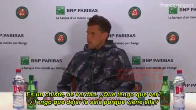 Serena Williams hizo que echaran a Dominic Thiem de la sala de prensa para no esperar su turno