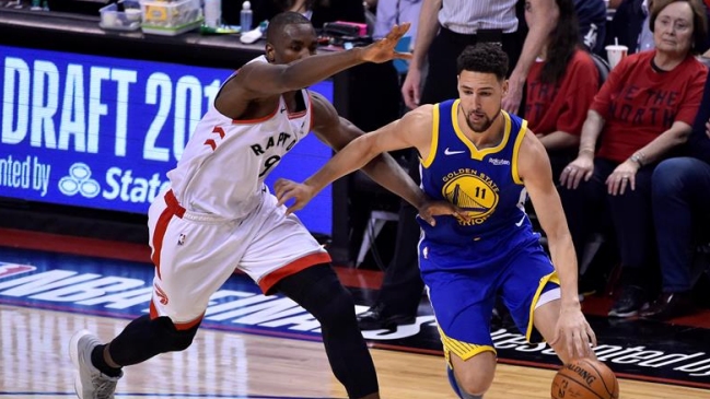 Thompson será examinado por tirón en una pierna durante segunda final de la NBA