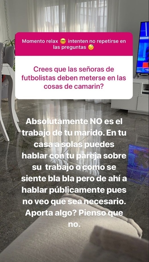 Esposa de Gary Medel: Hablar públicamente del trabajo de tu marido pienso que no aporta