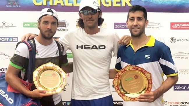 Hans Podlipnik se coronó campeón en dobles del Challenger de Almaty