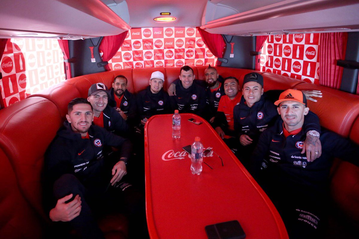 Así fue la llegada de la selección chilena a su hotel de concentración en Itu