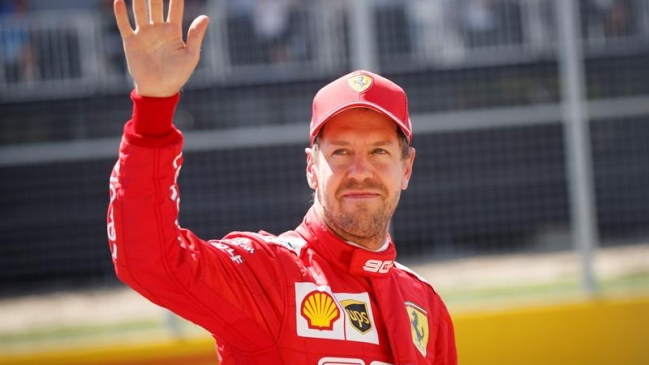 Sebastian Vettel tras su primera pole del año: Estoy muy contento por el equipo