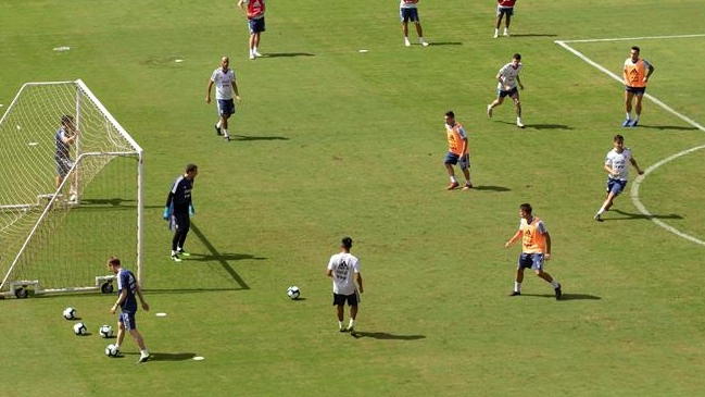 Argentina tuvo una liviana última práctica ante preocupación por lesiones del jueves