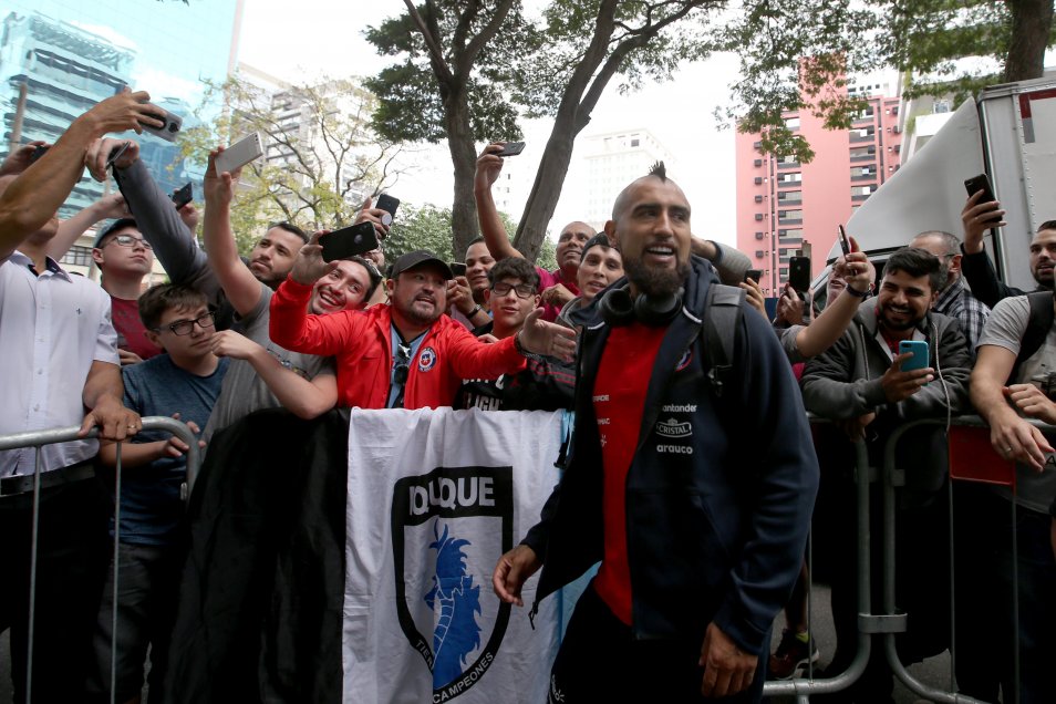 El primer día de la selección chilena en Salvador de Bahía