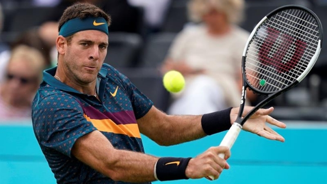 Juan Martín del Potro sufrió otra fractura en su rodilla derecha y se perderá Wimbledon