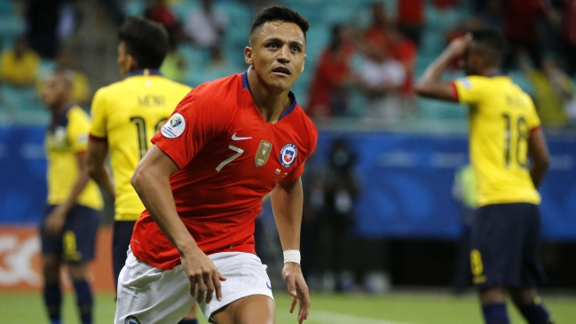 La Roja recuperó la ventaja sobre Ecuador con un derechazo de Alexis Sánchez