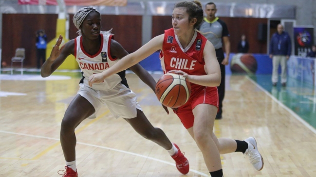 Chile cayó ante Canadá en semifinales del Premundial de Baloncesto sub 16