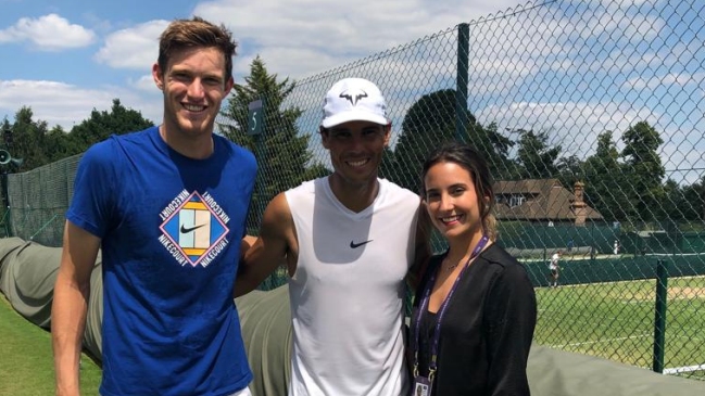 Rafael Nadal ensayó ante Nicolás Jarry su duelo contra Nick Kyrgios en Wimbledon