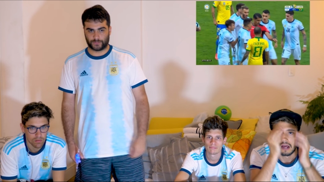 Los Displicentes tuvieron nueva jornada de euforia y decepción con derrota de Argentina ante Brasil